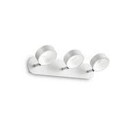 Ideal Lux Lighting Oby Led 3 Light Ceiling Light White