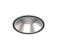 Ideal Lux Off Round Recessed Downlight Black 21.8Cm 4000K