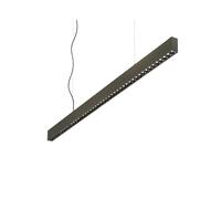 Netlighting Office LED Decorative Linear Straight Bar Pendant Black 3000K Netlighting Black