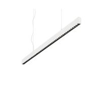 Ideal Lux Office 3000K LED Ceiling Pendant in White Finish