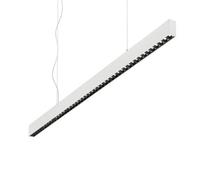 Ideal Lux Office 4000K LED Ceiling Pendant in White Finish