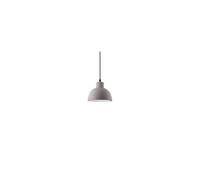 Oil 1 Light Dome Ceiling Pendant Cement Grey E27 Netlighting Grey One Size