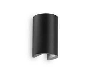 Ideal Lux Ollo LED Up & Down Outdoor Wall Fitting in Black Finish
