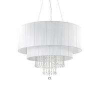The Italian Collection Opera 10 Light Ceiling Pendant in White Finish