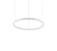 Ideal Lux Oracle Slim 50 Round 3000K LED Ceiling Pendant In White Finish