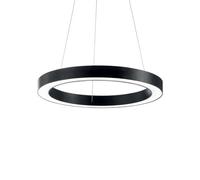 Ideallux Ideal Lux LED pendant light Oracle, Ø 60 cm, black, 3,000 K