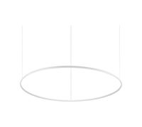 Ideal Lux Oracle Slim 150cm Round 3000K LED Ceiling Pendant in White Finish