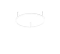 Ideal Lux Oracle Ring Integrated Led Semi Flush Light White 50cm 3000K