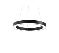 Ideallux Ideal Lux LED hanging light Oracle, black, 3,000 K, Ø 50 cm