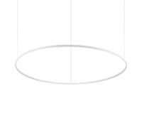 Ideal Lux Oracle Slim 150Cm Non Dim 2700K Round Integrated Led Pendant Ceiling Light White
