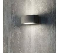 Ideal Lux outdoor wall lamp Andromeda anthracite aluminium 22 cm