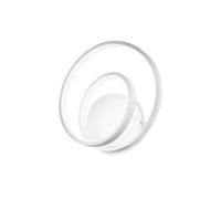 Luminosa Lighting Luminosa Oz Dimmable Swirl Integrated Led Wall Lamp White, 3000K