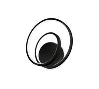 Ideal Lux Oz Integrated Led Wall Lamp Black 2700K