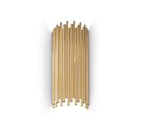 Luminosa Lighting Luminosa Pan 2 Light Wall Light Gold