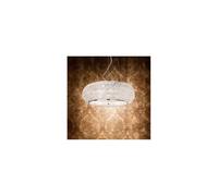 Ideal Lux Pasha' 10 Light Ceiling Pendant Chrome With Crystals, E14