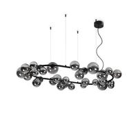 Luminosa Lighting Luminosa Perlage 30 Light Globe Pendant Ceiling Light Black
