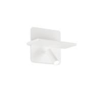 Luminosa Lighting Luminosa Piano 2 Light Led Reading Light White, In-Built Switch, 3000K, Non-Dim