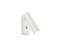 Ideal Lux Pipe LED wall lamp, adjustable, white