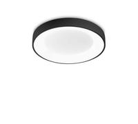 Ideal Lux Planet Integrated Led Semi Flush Light Black 2000Lm 3000K