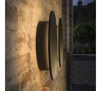 Ideal Lux Punto Integrated Led Outdoor Flush Wall Lamp Black 1850Lm 3000K Ip54