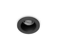 Ideal Lux Quark Led Recessed Downlight Black 3000K