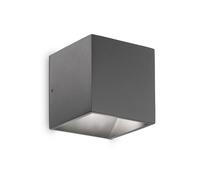 Ideal Lux Rubik 3000K LED Outdoor Up & Down Wall Fitting in Anthracite Grey Finish