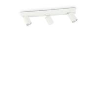 Ideal Lux Rudy Indoor 3 Lights Ceiling Spotlight Lamp White, Gu10
