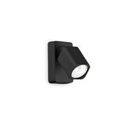 Ideallux Ideal Lux Rudy Square wall spotlight, black, 1-bulb, metal