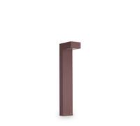 Ideal Lux Sirio 2 Light Outdoor Bollard Light Coffee Ip44