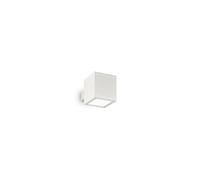 Ideal Lux Snif Square 1 Light Outdoor Up Down Wall Light White, Putty Ip44, G9