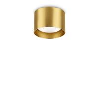 Ideal Lux Spike Round Surface Mounted Downlight Brass