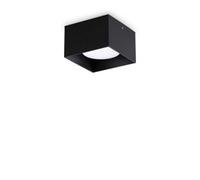 Ideallux Ideal Lux Spike Square downlight, black, aluminium, 10 x 10 cm