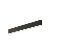 Ideal Lux Steel Wide 3000K LED 2 Light Linear Fitting in Matt Black Finish