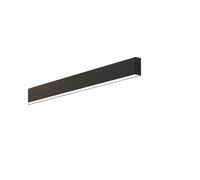 Ideal Lux Steel Wide 4000K LED 2 Light Linear Fitting in Matt Black Finish