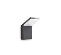 Ideal Lux Style Integrated Led Outdoor Wall Lamp 1 Light Anthracite 3000K Ip54