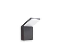 Style LED 1 Light Outdoor Wall Light Anthracite IP54 Netlighting Black One Size