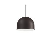 Tall 1 Light Dome Ceiling Pendant Light Black Netlighting Black One Size