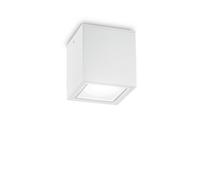 Ideal Lux Techo Outdoor Large Surface Mounted Downlight White Ip54, Gu10