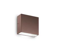 Ideal Lux Tetris-1 Outdoor Wall Downlight Lamp 1 Light Coffee Ip44, G9