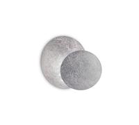 Ideal Lux Tick Integrated Led Indoor Wall Lamp 1 Light Silver 3000K