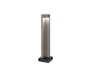 Ideal Lux Titan 74cm 3000K LED Outdoor Post Light in Granite & Matt Black Finish