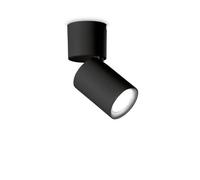 Ideal Lux Toby Single Adjustable Spotlight in Black Finish