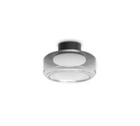 Ideal Lux Topico 25Cm Led Bowl Semi Flush Ceiling Light Smoke 3000K