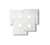 Luminosa Lighting Luminosa Totem 4 Light Ceiling Light White