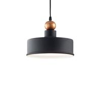 Triade 1 Light Dome Ceiling Pendant Light Black Netlighting Black One Size