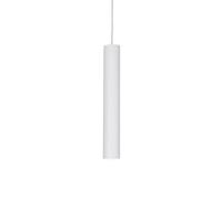 Ideal Lux Tube Led 1 Light Slim Ceiling Pendant White