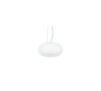 Ulisse 3 Light Small Globe Ceiling Pendant White E27 Netlighting White One Size