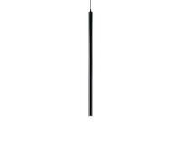 Ideal Lux Ultrathin 40 Round LED Ceiling Pendant in Matt Black Finish