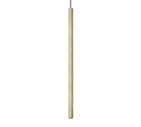 Ideal Lux Ultrathin Square 100Cm Tall Led Slim Pendant Ceiling Light Satin Brass 3000K