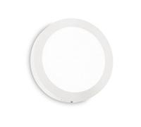 Ideal Lux Universal Round 40Cm Integrated Led Semi Flush Ceiling Light White 2700K